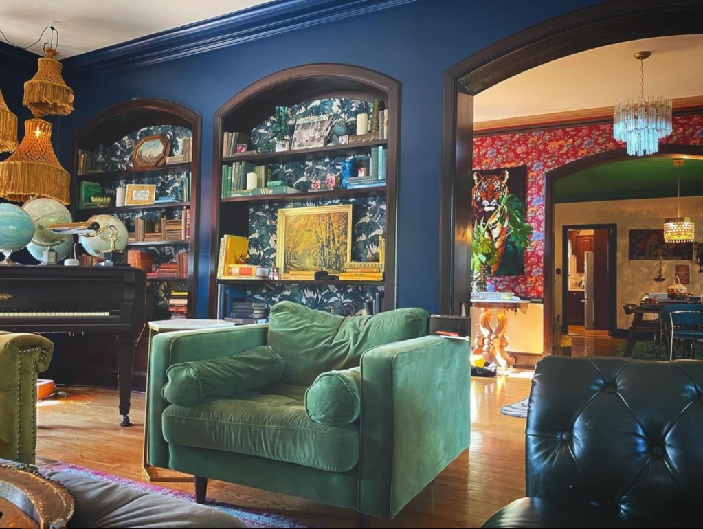 Maximalist interior design by Heather Cartwrights